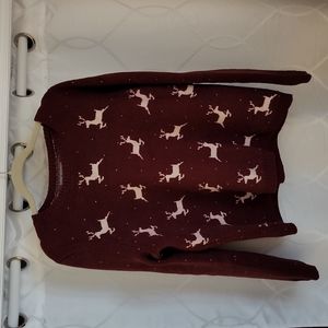 Women's Bass Reindeer Red Sweater size XL gently worn